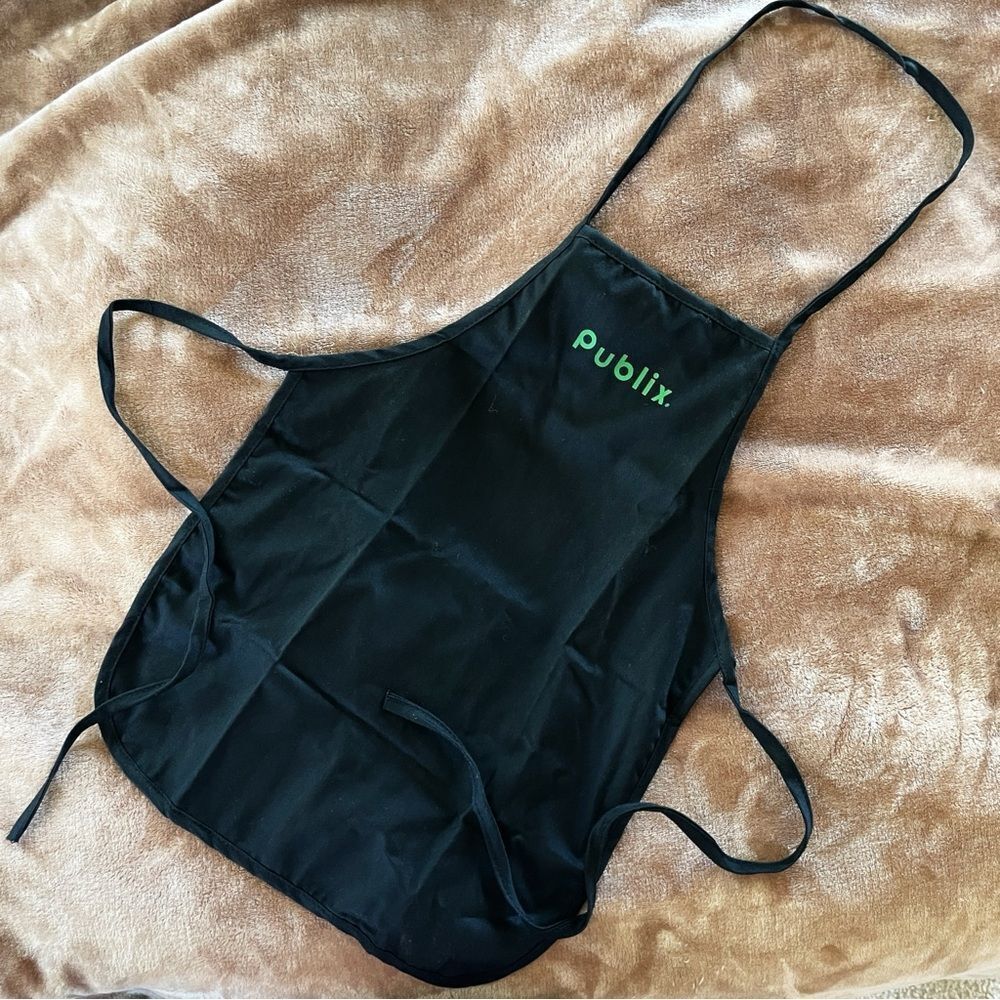 Publix Black Small Children’s Apron Kitchen Helper Science Lab Garden
